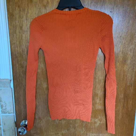 SEEK The Label Orange Pullover Sweater - Picture 2 of 2